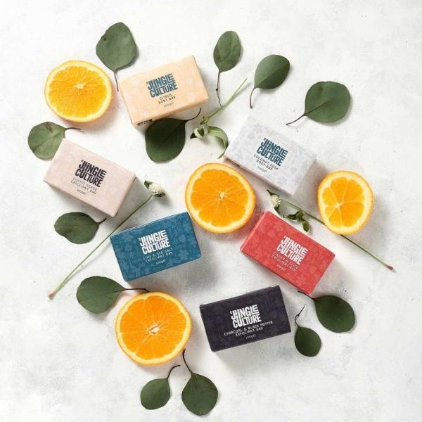 Image du produit Jungle Culture - Ginger & Spice Savon exfoliant pour le corps, Zéro déchet (peeling pour les mains)