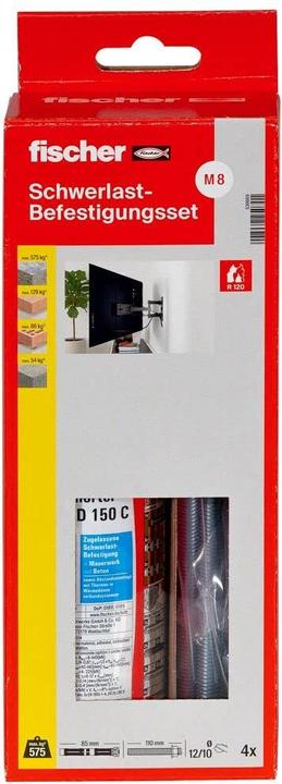 Actual product image Fischer Fisc SBS Set M8 Heavy Duty Be. (Silver, 150 ml)