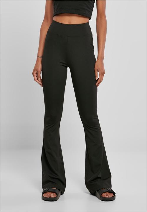 Actual product image Urban Classics Ladies Recycled High Waist Flared Leggings - 17082 (S)