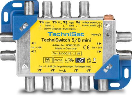 Image du produit TechniSat TechniSwitch 5/8 mini (Multi commutateur)