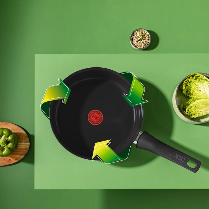 Produktbild Tefal Kochtopf mit Deckel Renew Black On 24 cm (24 cm, Kochtopf, Aluminiumguss, Keramik)