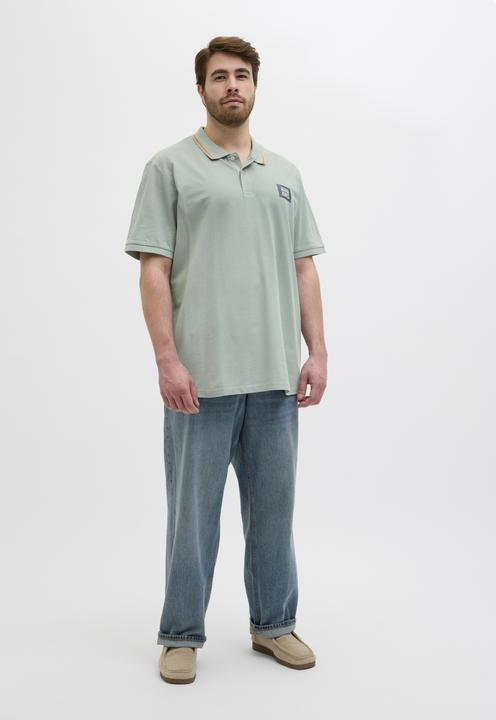 Actual product image Jack & Jones Plus Size Gedruckt Poloshirt Poloshirt (4XL)