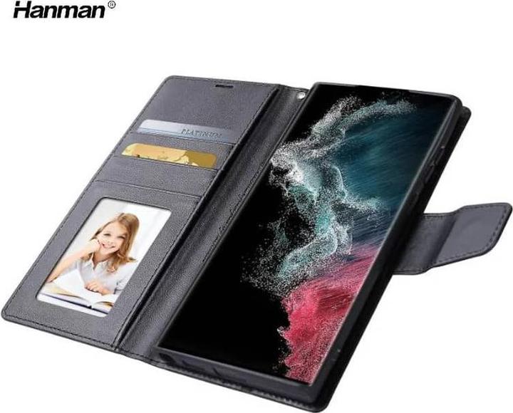Immagine prodotto Hanman Huawei Mate 20 Lite - Mill Flip Case mit 3 Kartenfächern, schwarz (Mate 20 Lite)