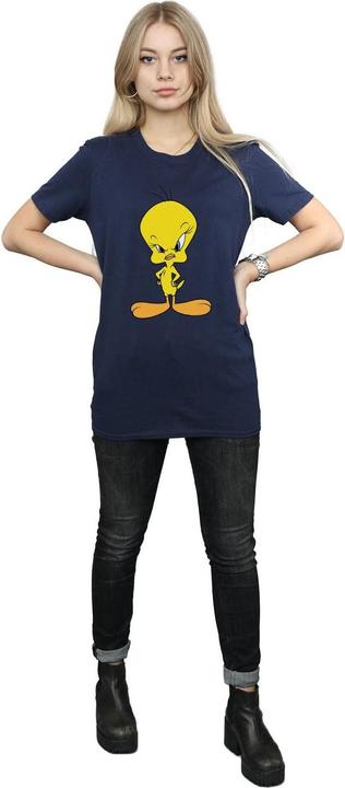 Actual product image Looney Tunes Womens/Ladies Angry Tweety Cotton Boyfriend T-Shirt (L)