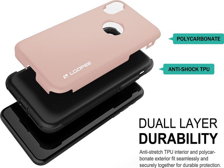 Produktbild Loopee iPhone 11 Pro Max - Shock Proof Outdoor Case, Rosegold (Apple iPhone 11 Pro Max)