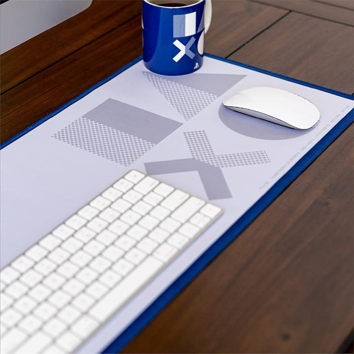 Actual product image Paladone Products Tappetino Mouse Playstation Blue Desk Mat (XL)