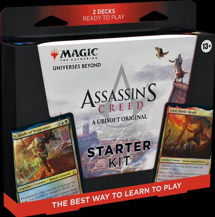 Actual product image Magic the Gathering MTG - Universe Beyond : Assassin's Creed - Starter Kit (French, Beginner Box)