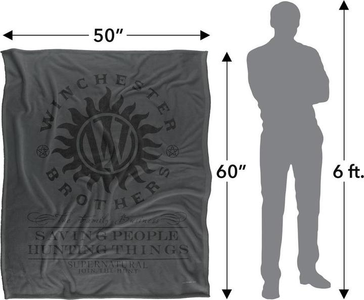 Immagine prodotto Supernatural Winchester Bros Logo Coperta