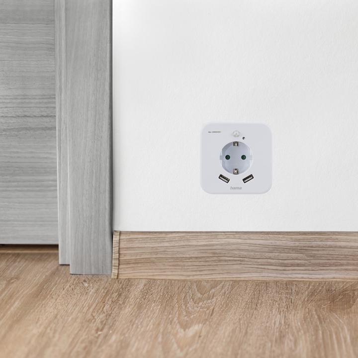 Actual product image Hama 00223498 LED Night Light with Motion Detector LED Daylight White