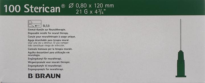 Image du produit B.Braun Aiguille 21G 0.80 x 120mm vert Luer, 100 pièces