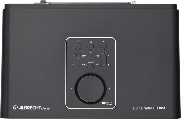 Actual product image Albrecht DR 884 (DAB+, Web radio, GPS, Bluetooth)