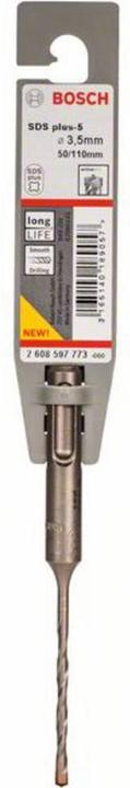 Actual product image Bosch Professional Zubehör Hammer drill SDS plus-5, 3.5 x 50 x 110 mm (3.5 mm)