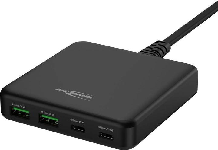 Produktbild Ansmann USB-Ladeger?t 4-Port 65W PD/QC/GAN (65 W)