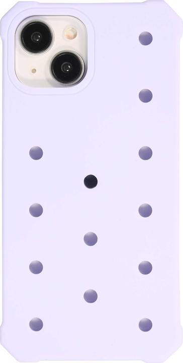 Immagine prodotto PhoneLook Coque Case épais en silicone avec des trous pour les stickers à fixer clair (Apple iPhone 14)
