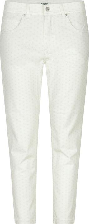 Angels Modern Graphic Print Ornella Pant Slim Fit Sand