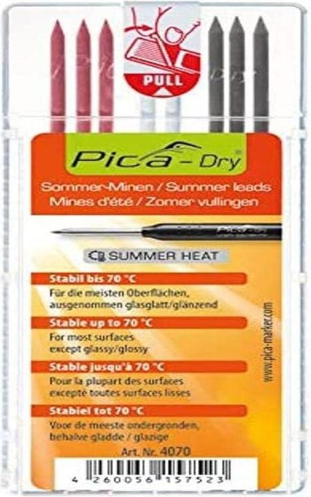 Image du produit Pica Mines de rechange SUMMER SB (Recharger, Blanc, Gris, Rouge, 2.80 mm)