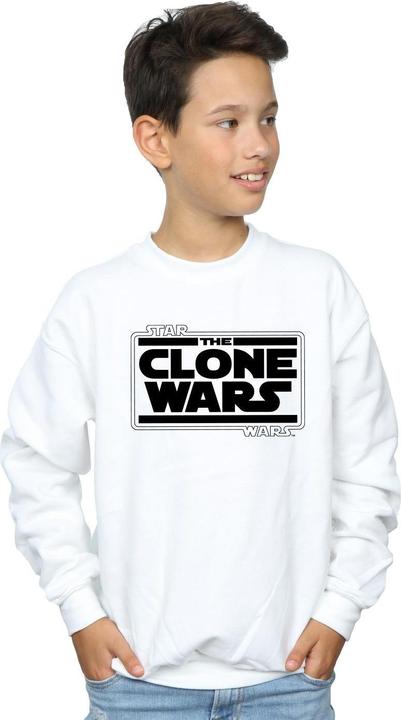 Produktbild Star Wars Clone Wars Logo Sweatshirt Jungen (152, 158)