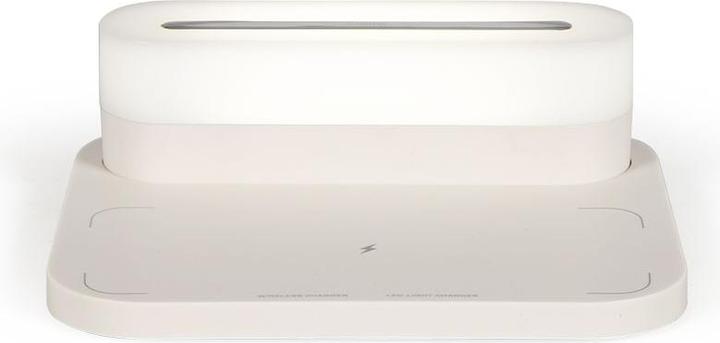 Actual product image Livoo Bedside lamp with fast wireless charger