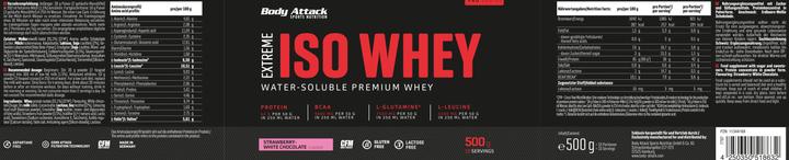 Actual product image Body Attack Extreme Iso Whey Professional (Neutral, 1 pcs., 1800 g)