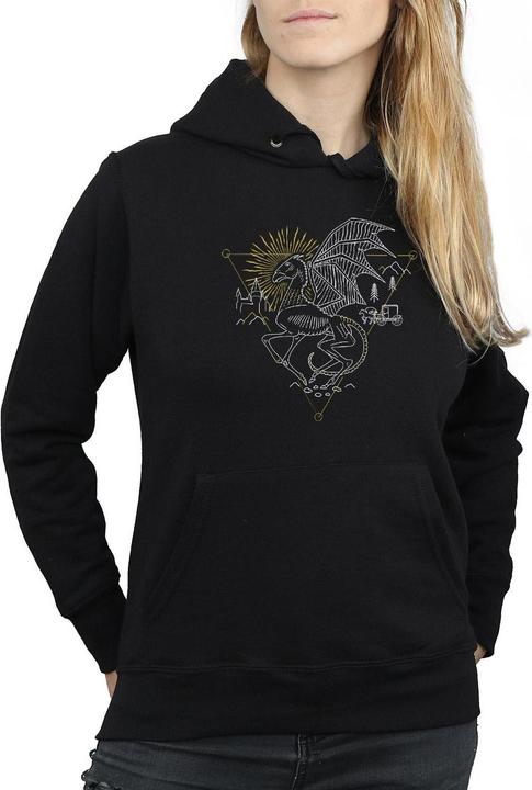 Immagine prodotto Thestral Line Art Felpa con Cappuccio Donna (M)