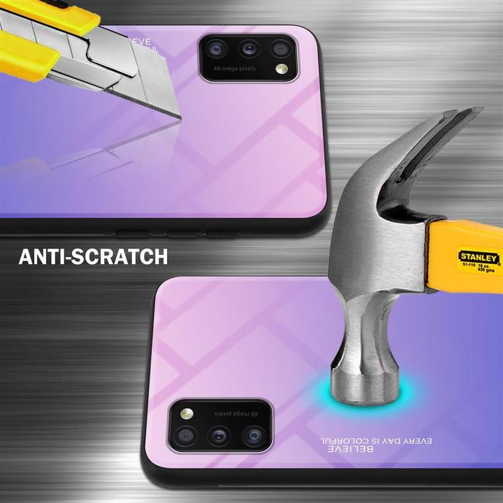 Produktbild Cadorabo TPU 2 Farben Glas Cover (Samsung Galaxy A41)