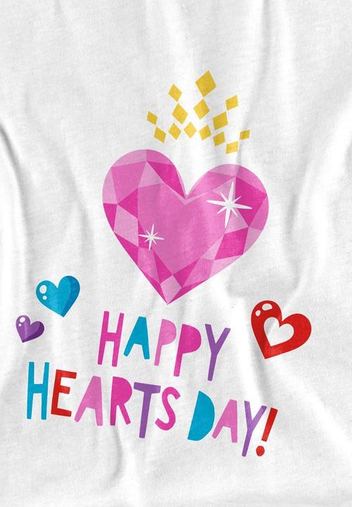 Actual product image Disney Princess Childrens/Kids Happy Hearts Day Valentine's Day T-Shirt (140)