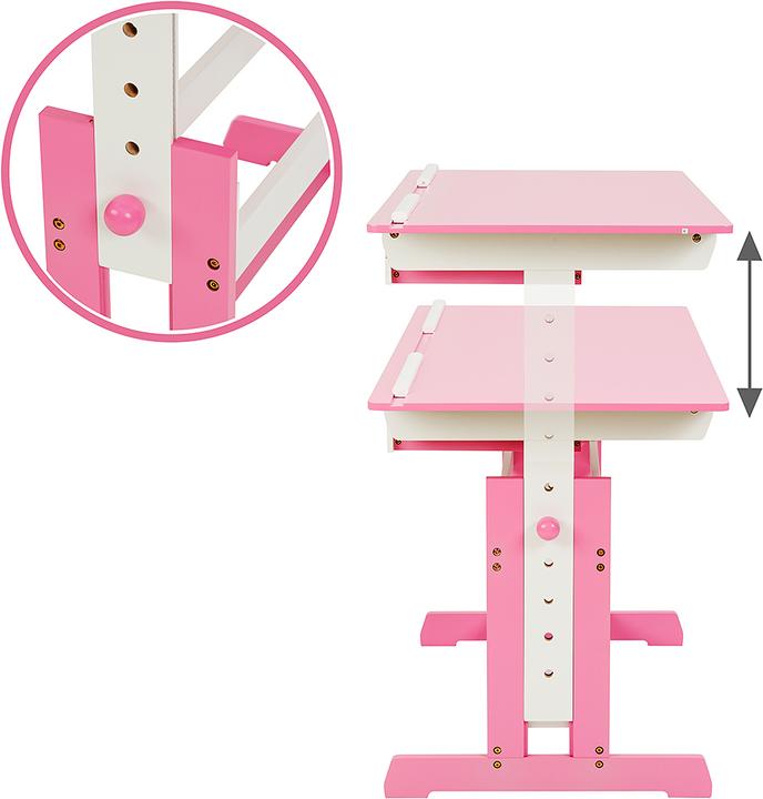 Produktbild tectake Schreibtisch (109 x 55 x 94 cm)