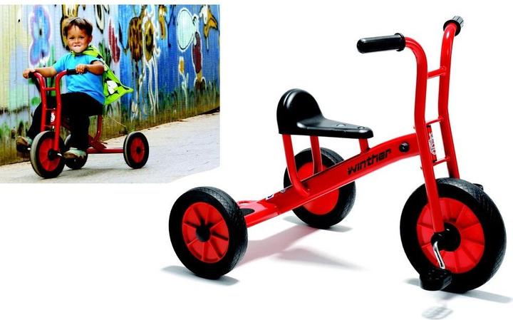 Winther 45200 VIKING Tricycle grand (âge : 4-8 ans / hauteur du guidon 69 cm / hauteur du siège 43 cm)