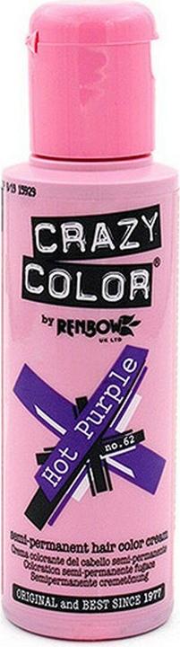 Produktbild Crazy Color by 62 Hot Purple 100ml Pink 100ml (62 Hot Purple)