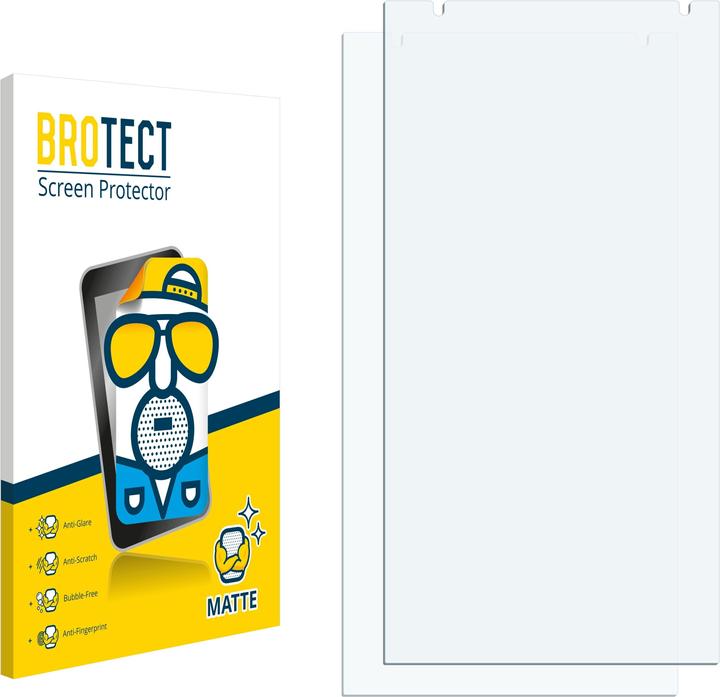 Actual product image BROTECT Anti-glare film Screen protector Matt screen protector film (2 Piece, ZTE Axon 7 mini)