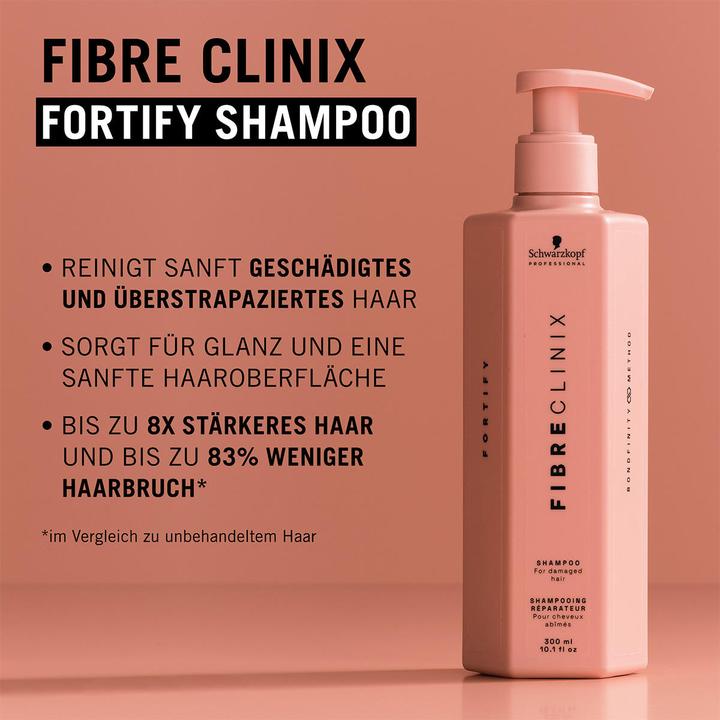 Produktbild Schwarzkopf Fibre Clinix - Fortify Shampoo (300 ml, Flüssiges Shampoo)
