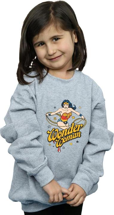 Image du produit - Sweat WONDER WOMAN STARS - Fille (140, 146)
