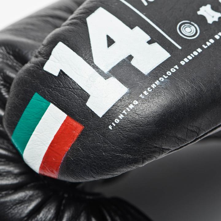 Actual product image Leone Boxing Gloves Shock Plus GN102L Black (10 OZ, One size)
