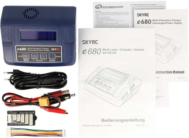 Produktbild SkyRC Ladegerät AC/DC e680 LiPo