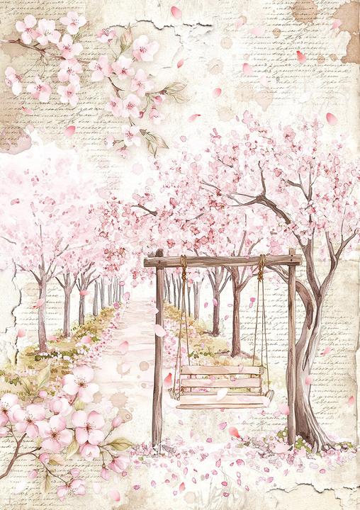 Immagine prodotto Ciao Bella Motiv-Strohseiden Sortiment "Secret Garden", DIN A5, 8er-Set (8 x)