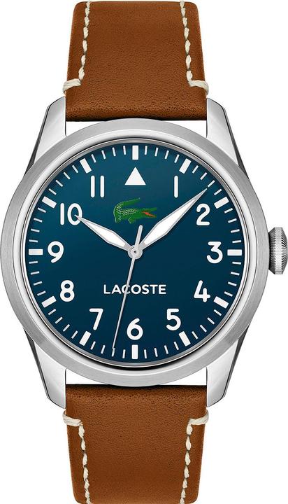 Actual product image Lacoste 2011301 Adventurer men's watch 42mm 5ATM (Analogue wristwatch, 42 mm)