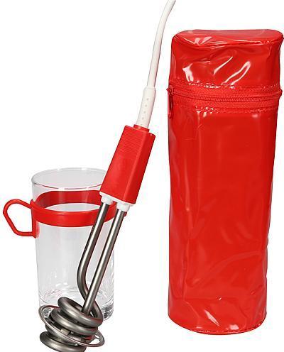 Actual product image Prosper Travel immersion heater with glass cup VDE