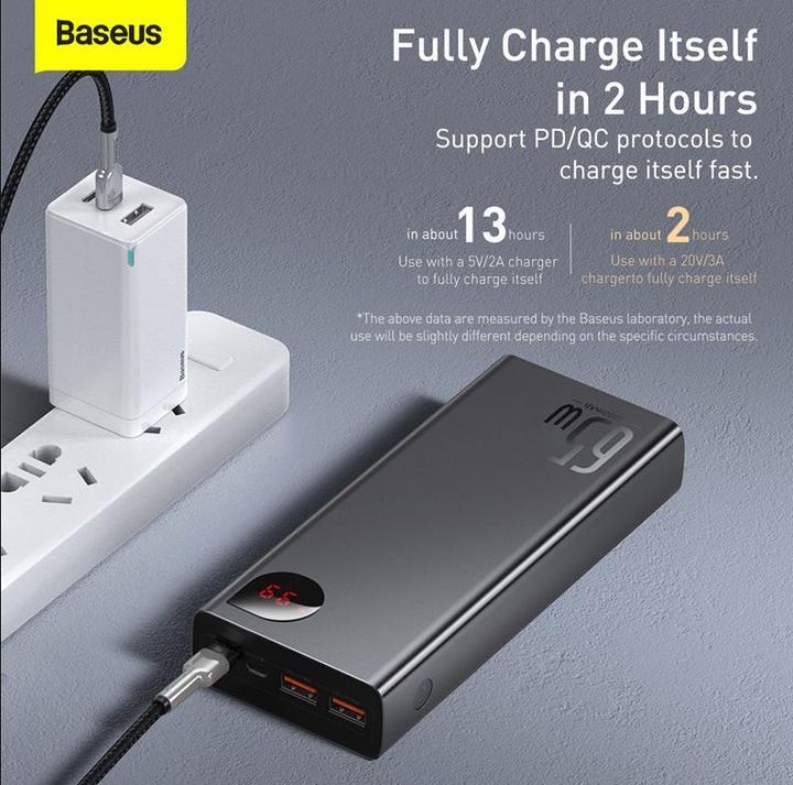 Image du produit Baseus Série Adaman (20000 mAh, 65 W, 74 Wh)