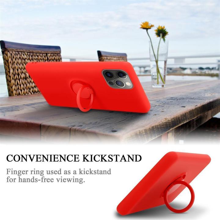 Actual product image Cadorabo TPU Liquid Ring Silicone Case Cover (Apple iPhone 13 Pro Max)