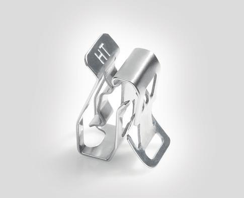 Image du produit HellermannTyton MSC2-SS304-ML (100) Clip de bordure 24x13mm Acier inoxydable 151-00982 (Serre-câbles métalliques, 24.10 mm, 100 pcs)
