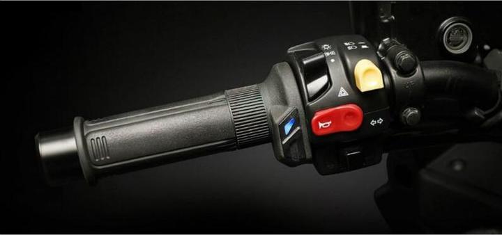 Actual product image Koso Heated handles with integrated switch