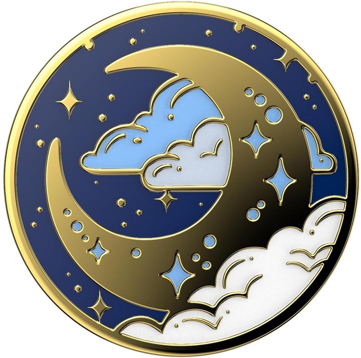 Actual product image PopSockets PopGrip Premium Enamel Fly Me To The Moon