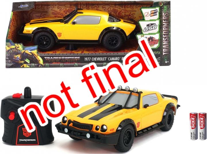Actual product image Jada Transformers RC T7 Bumblebee 1:16