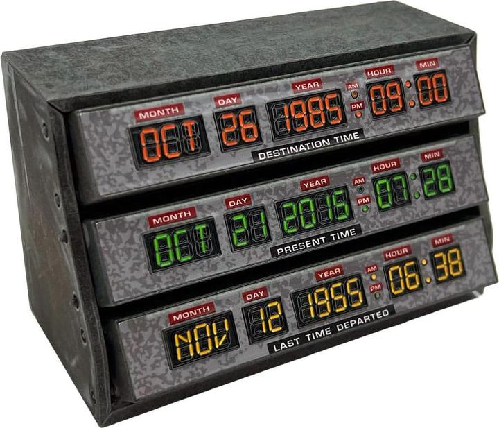 Produktbild Factory Entertainment Zurück in die Zukunft Prop Replik 1/1 Time Circuits 10 cm
