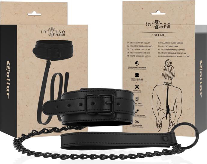Actual product image Intense Fetish Intense - Fetish Vegan Leather Collar