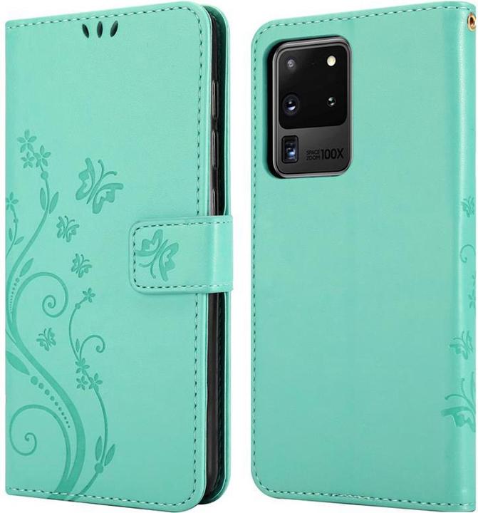 Actual product image Cadorabo Flower Book Cover (Samsung Galaxy S20 Ultra)