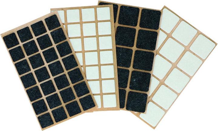 Actual product image OK-Line Felt gliders square, self-adhesive (Felt gliders, 18 Piece)