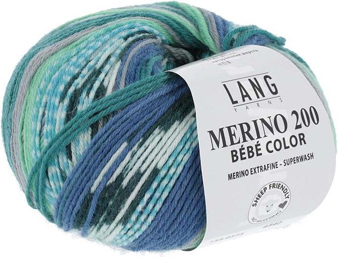 Lang Yarns MERINO 200 BEBE COLOR - 155 (203 m)