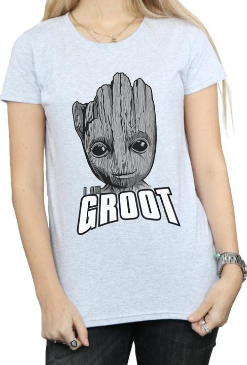 Produktbild Guardians Of The Galaxy Groot Face TShirt (M)