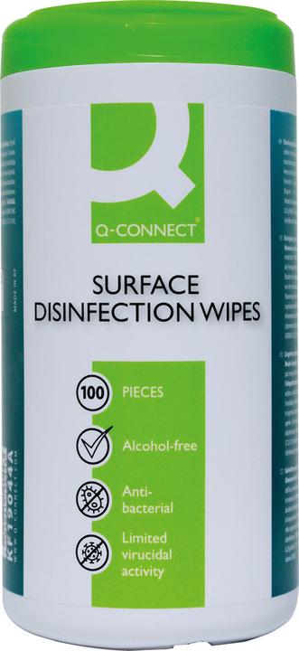 Q-Connect Reinigungstücher antibakt. (100 x)